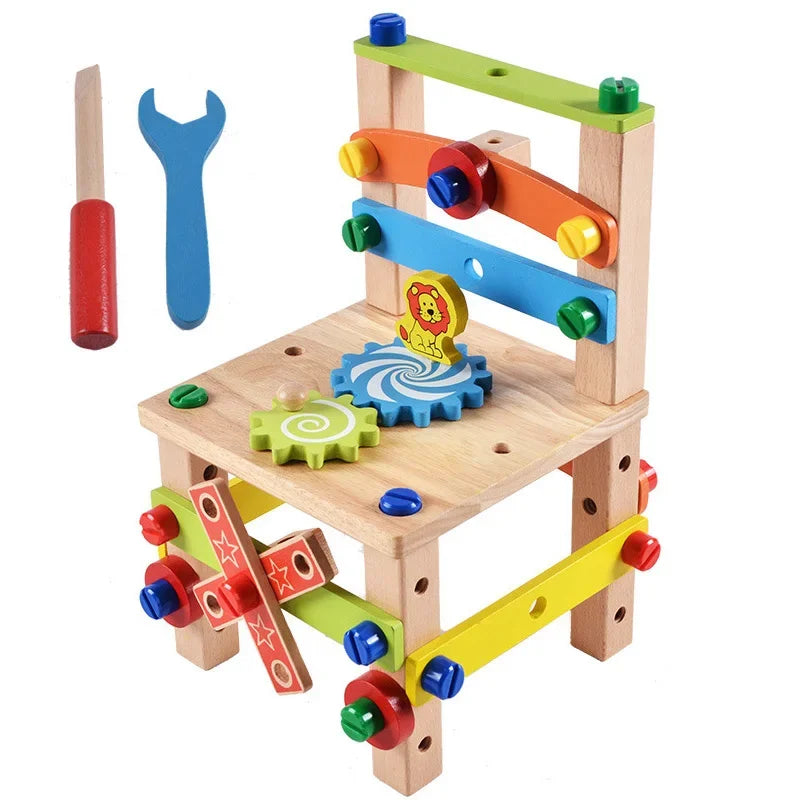 Kids Construction Tool Set Educational Building Toy Kit for Creative Play