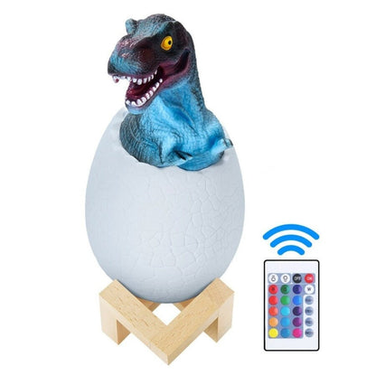 Kids Dinosaur LED Table Lamp Wireless Night Light With Remote Control