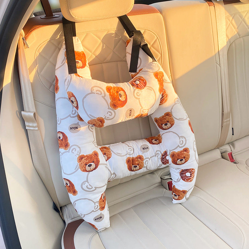 Kids Travel Pillow Head Neck Support Car Seat Sleeping Cushion