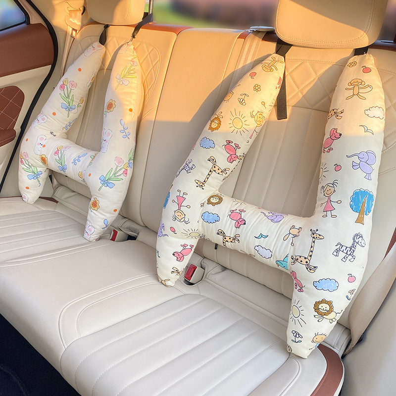 Kids Travel Pillow Head Neck Support Car Seat Sleeping Cushion