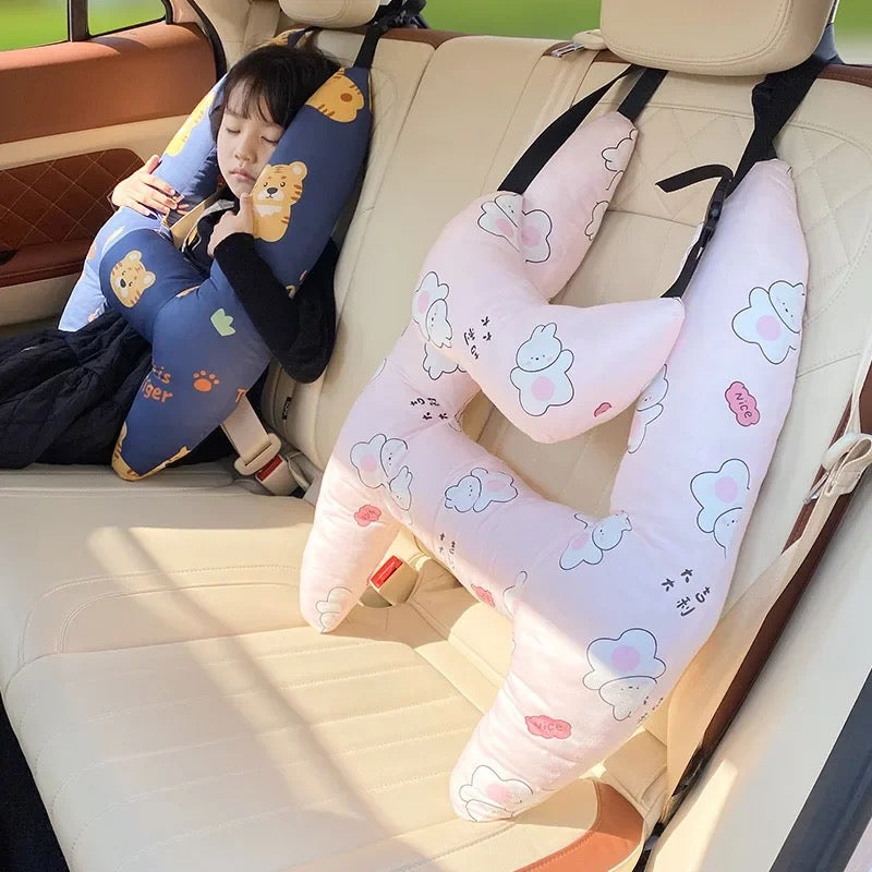 Kids Travel Pillow Head Neck Support Car Seat Sleeping Cushion