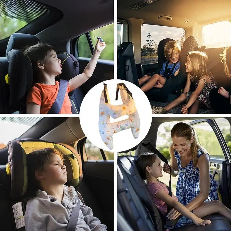 Kids Travel Pillow Head Neck Support Car Seat Sleeping Cushion