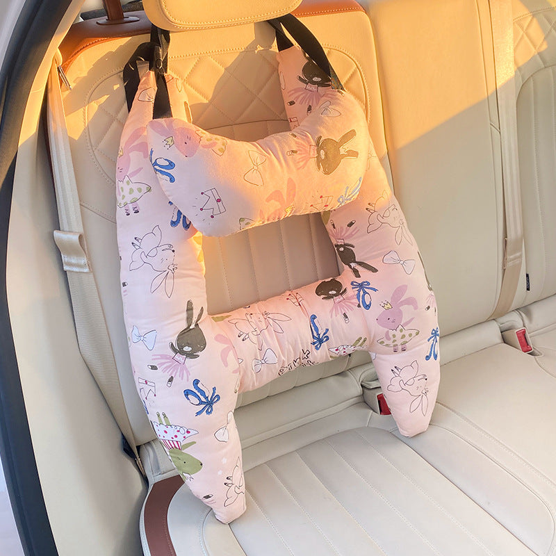Kids Travel Pillow Head Neck Support Car Seat Sleeping Cushion
