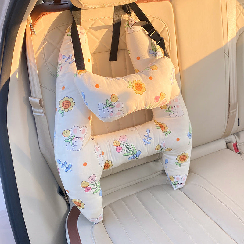 Kids Travel Pillow Head Neck Support Car Seat Sleeping Cushion