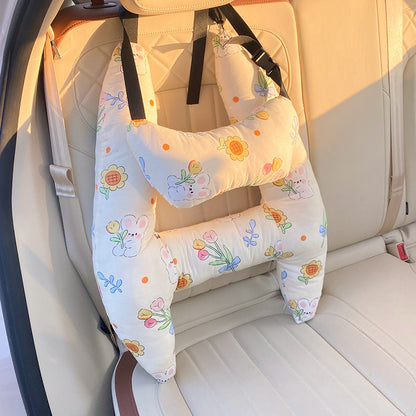 Kids Travel Pillow Head Neck Support Car Seat Sleeping Cushion