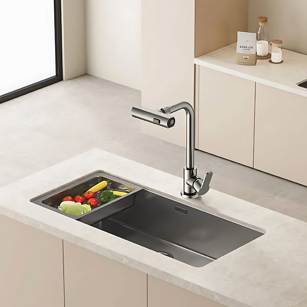 Kitchen Faucet Sprayer Adapter with Multiple Water Flow Modes Flexible Sink Tap Attachment