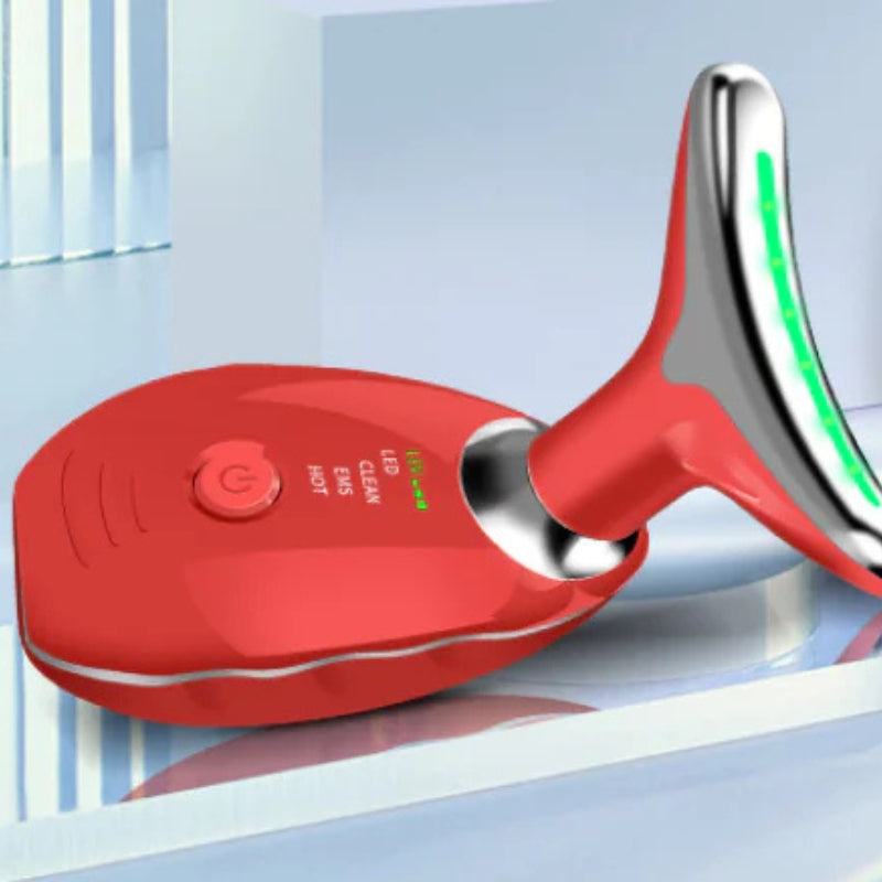 LED Facial Massager Face And Neck Lift Device Anti-Aging Skin Tightening Tool