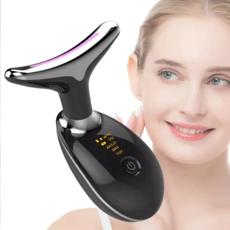 LED Facial Massager Face And Neck Lift Device Anti-Aging Skin Tightening Tool