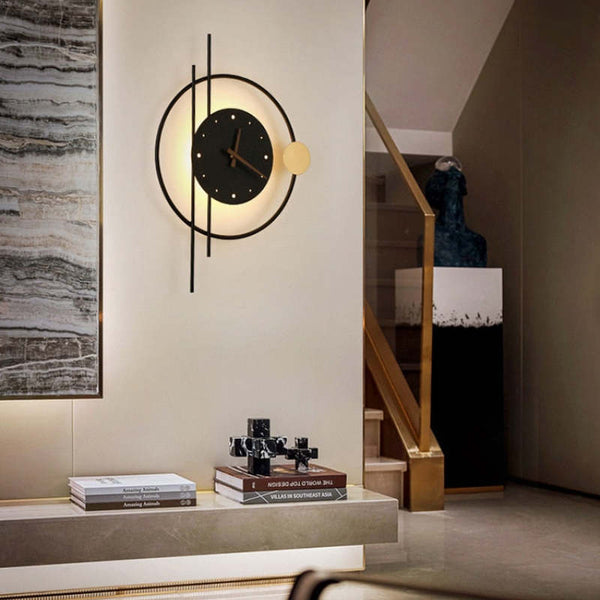 LED Illuminated Wall Clock Modern Decorative Light Up Wall Clock Energy Efficient Home Clock