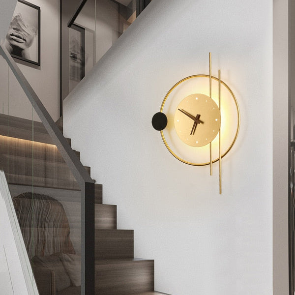 LED Illuminated Wall Clock Modern Decorative Light Up Wall Clock Energy Efficient Home Clock