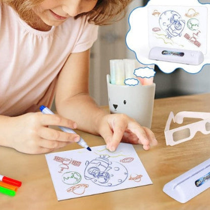 LED Light Drawing Tablet Glow Art Board for Kids Creative Sketch Pad