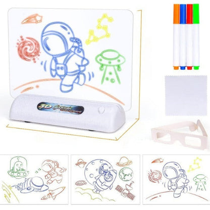 LED Light Drawing Tablet Glow Art Board for Kids Creative Sketch Pad
