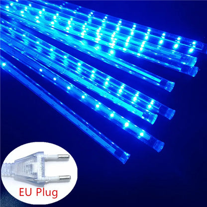 LED Meteor Shower Lights Waterproof Falling Rain Christmas Decoration