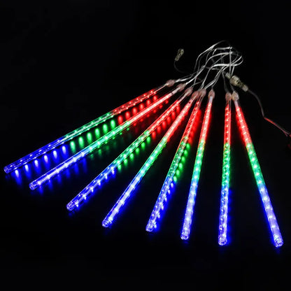 LED Meteor Shower Lights Waterproof Falling Rain Christmas Decoration
