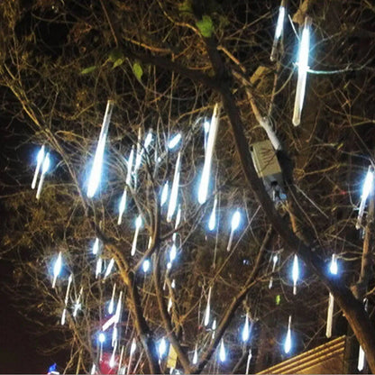 LED Meteor Shower Lights Waterproof Falling Rain Christmas Decoration