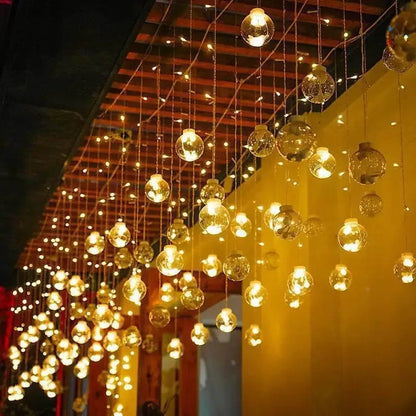 LED Outdoor Garden String Lights Waterproof Ambient Lighting for Garden Patio and Balcony