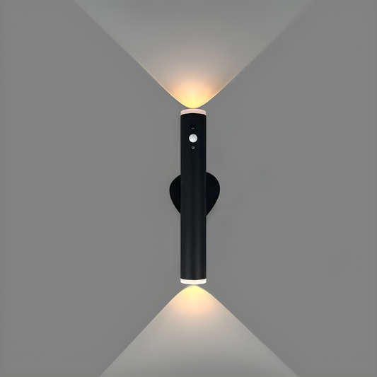 LED Wall Light Motion Sensor Remote Control Battery-Powered Indoor Lamp