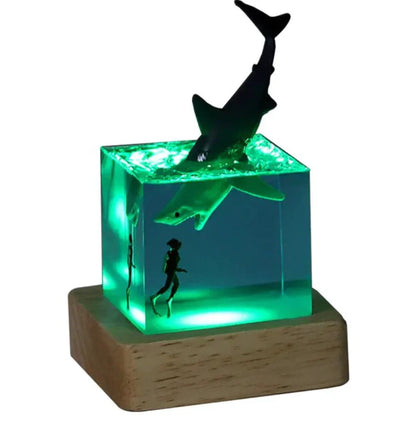 Landscape Inspired Ambient Table Lamp Decorative Calming Light Modern Bedroom Living Room Lamp