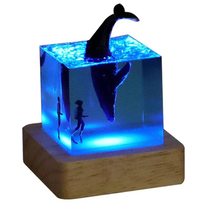 Landscape Inspired Ambient Table Lamp Decorative Calming Light Modern Bedroom Living Room Lamp
