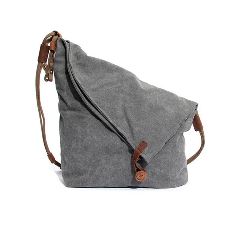 Large Capacity Crossbody Shoulder Bag Smooth Zip Adjustable Strap Everyday Handbag
