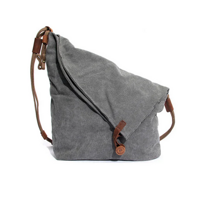 Large Capacity Crossbody Shoulder Bag Smooth Zip Adjustable Strap Everyday Handbag