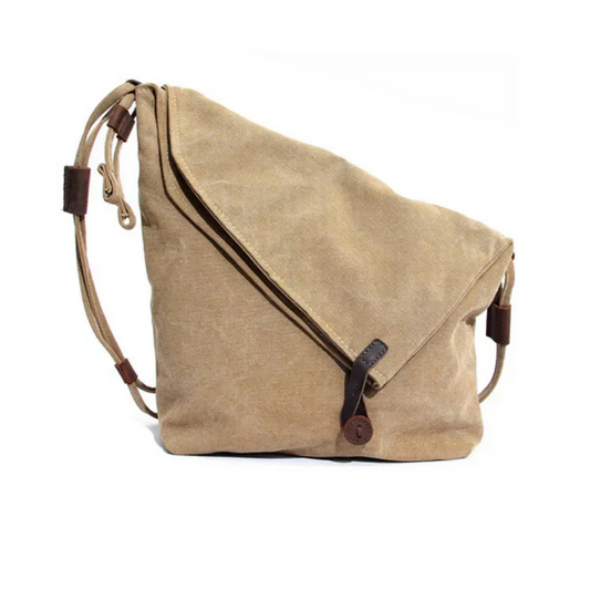Large Capacity Crossbody Shoulder Bag Smooth Zip Adjustable Strap Everyday Handbag