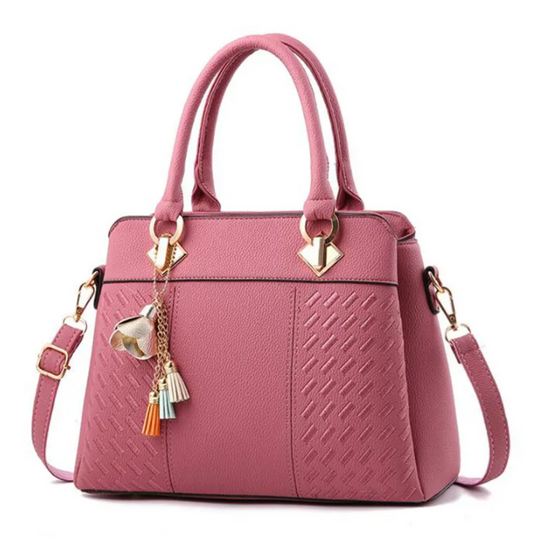 Large Capacity Lightweight Women’s Handbag with Adjustable Shoulder Strap and Secure Zipper Closure