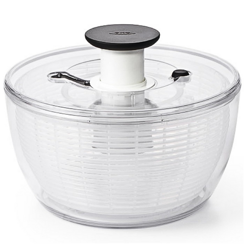 Large Capacity Salad Spinner Bowl Easy Pull Spin Vegetable Dryer