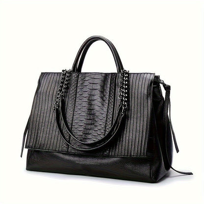 Large Capacity Women Laptop Shoulder Bag Stylish Work Tote Bag for Office Travel and Daily Use