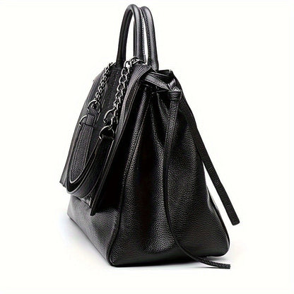 Large Capacity Women Laptop Shoulder Bag Stylish Work Tote Bag for Office Travel and Daily Use