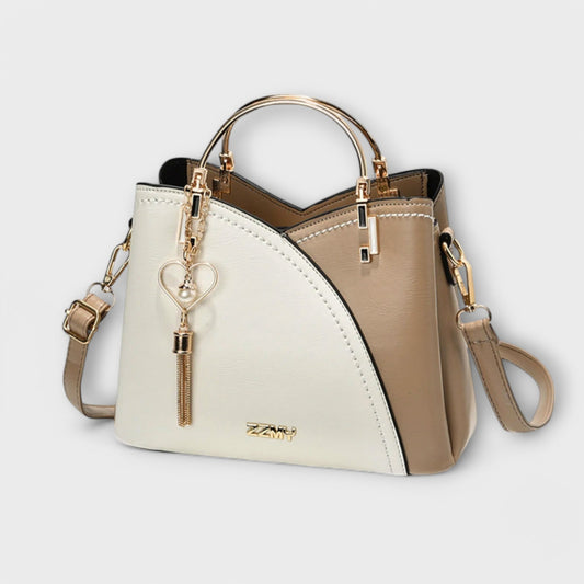 Large Capacity Women’s Handbag with Secure Zipper Closure and Adjustable Shoulder Strap