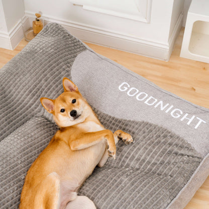 Large Dog Cushion Bed Thick Support Washable Cover Orthopedic Pet Pillow