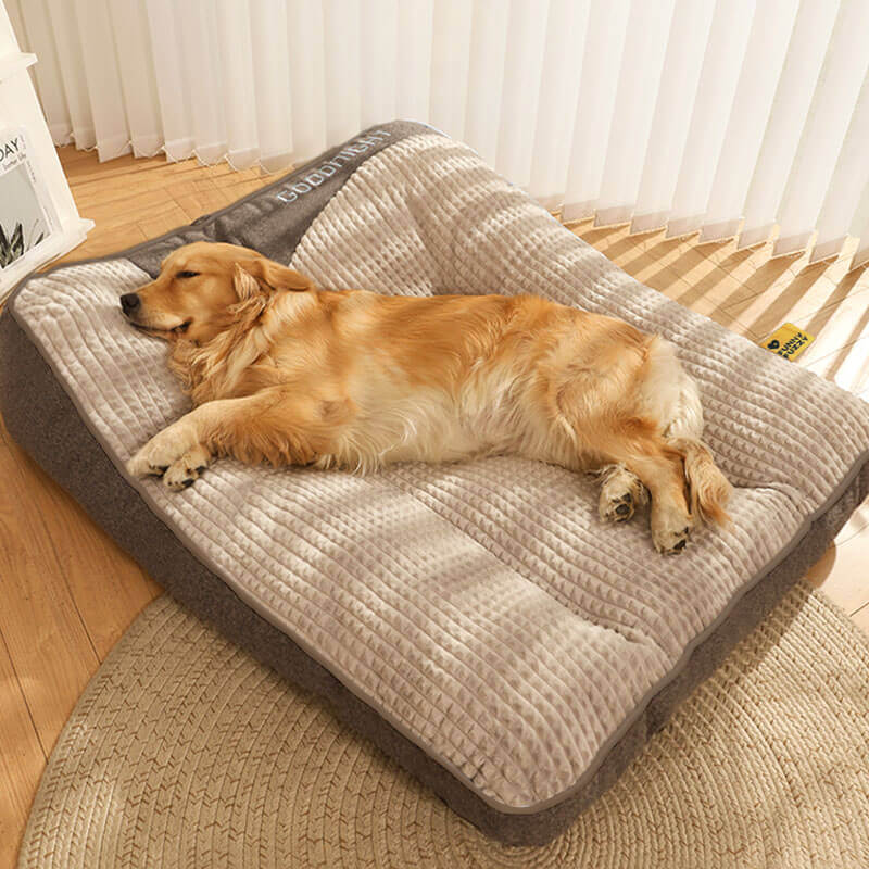 Large Dog Cushion Bed Thick Support Washable Cover Orthopedic Pet Pillow