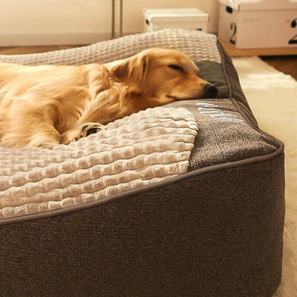 Large Dog Cushion Bed Thick Support Washable Cover Orthopedic Pet Pillow