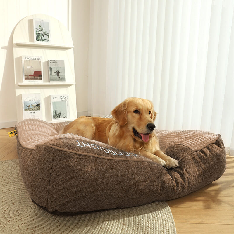 Large Dog Cushion Bed Thick Support Washable Cover Orthopedic Pet Pillow