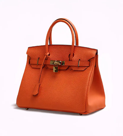 Large Elegant Handbag Women's PU Leather Spacious Shoulder Bag