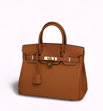 Large Elegant Handbag Women's PU Leather Spacious Shoulder Bag