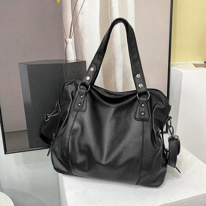 Large Organised Shoulder Tote Bag With Multiple Storage Compartments