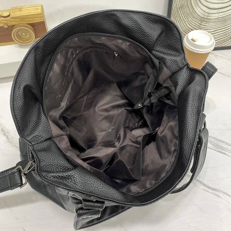 Large Tote Shoulder Bag for Women Stylish Everyday Handbag with Organized Compartments