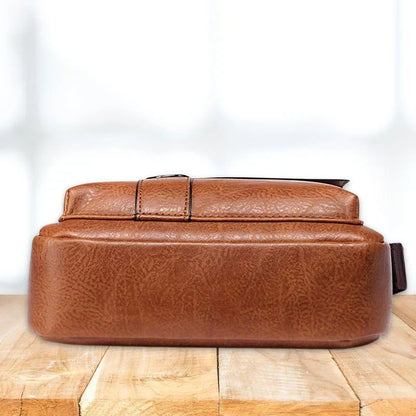 Leather Crossbody Shoulder Bag for Women Stylish Everyday Handbag with Spacious Compartments and Adjustable Strap