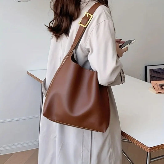 Lightweight Crossbody Shoulder Bag with Adjustable Strap Large Capacity Everyday Handbag