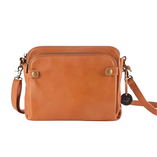 Lightweight Crossbody Shoulder Bag with Adjustable Strap Multi Compartment Everyday Travel Bag