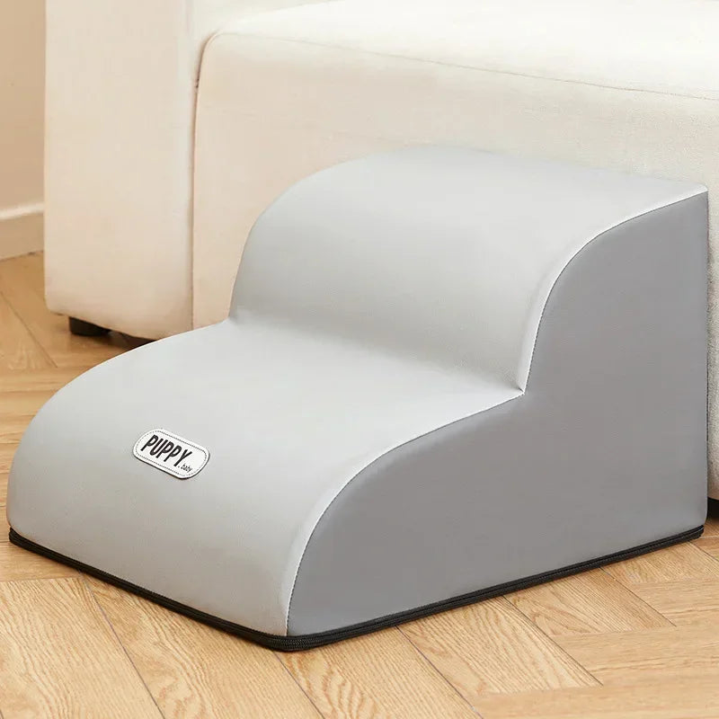 Lightweight Non Slip Pet Stairs with Removable Cover for Dogs and Cats