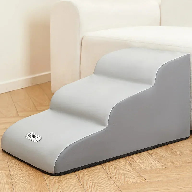 Lightweight Non Slip Pet Stairs with Removable Cover for Dogs and Cats