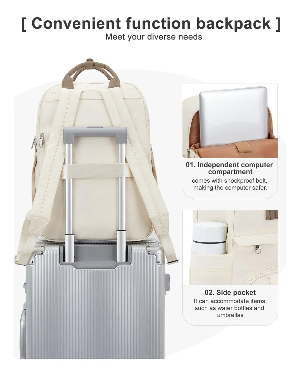 Lightweight Waterproof Large Capacity Backpack Travel Work School Laptop Bag