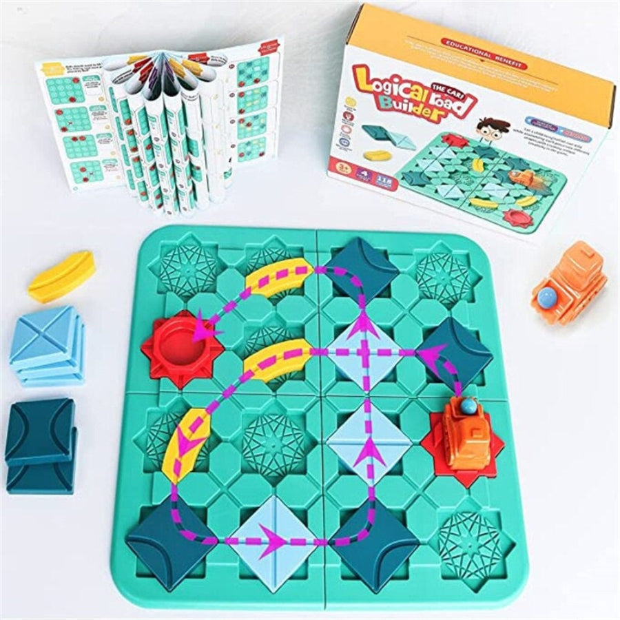 Logic Road Building Puzzle Game Ball Car Track Construction Toy