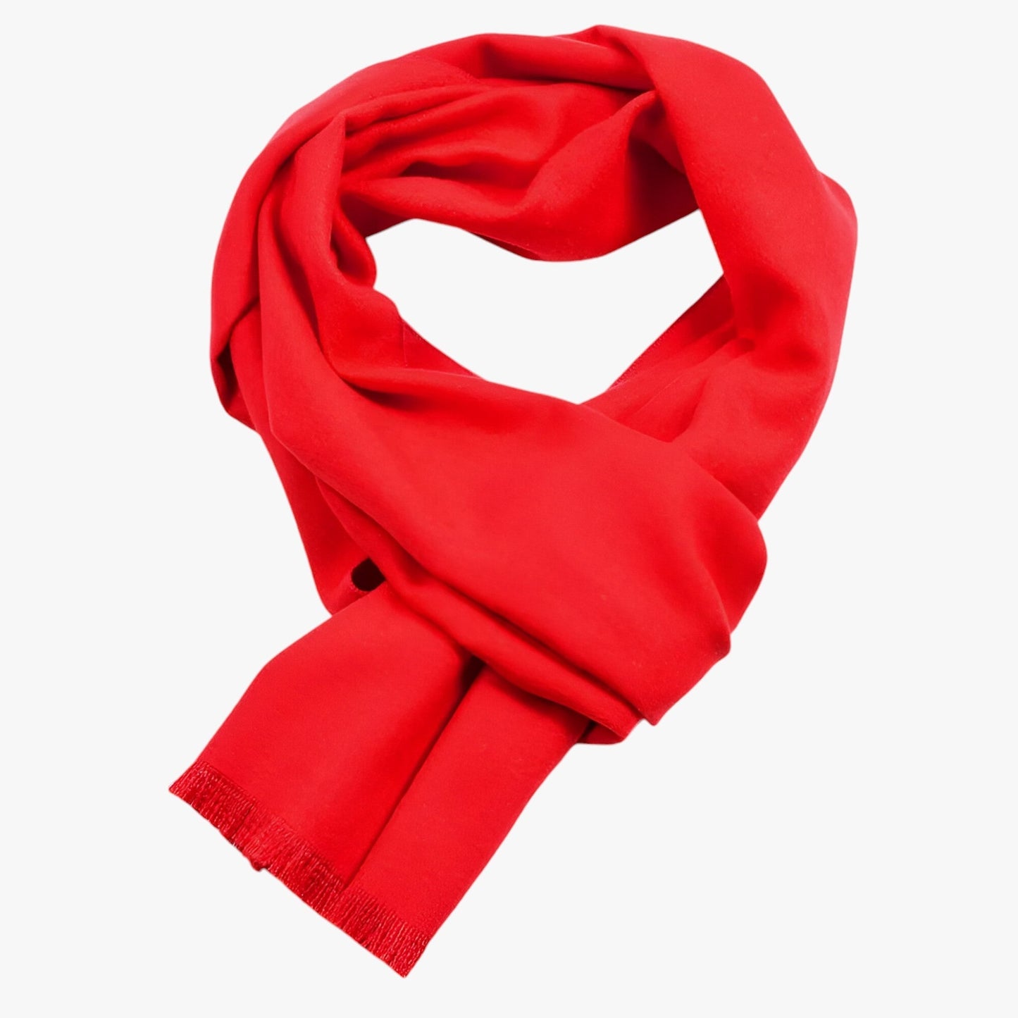 Luxury Cashmere Scarf Solid Color Warm Soft Lightweight Winter Accessory