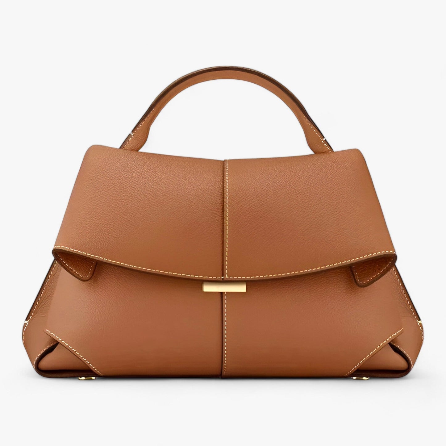 Luxury Leather Women’s Handbag Elegant Designer Shoulder Bag Premium Calfskin Tote