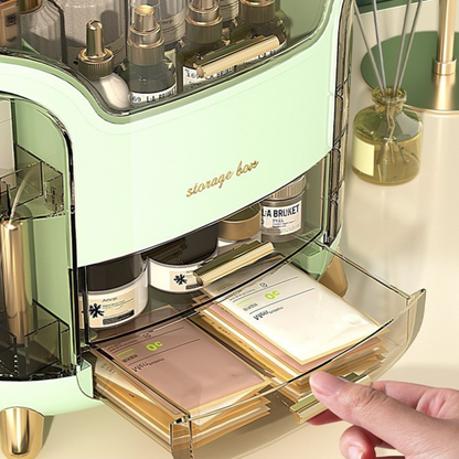 Luxury Makeup Organizer Display Shelf for Cosmetics and Accessories