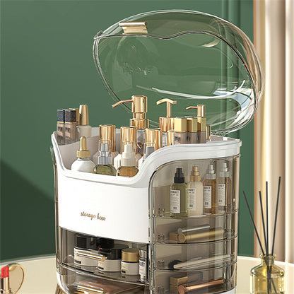 Luxury Makeup Organizer Display Shelf for Cosmetics and Accessories